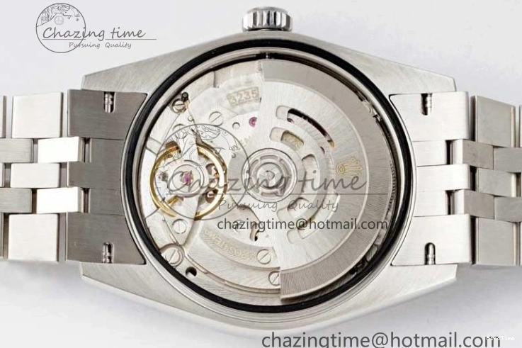 MiroTime 0425 DateJust 36mm SS DIWF 1:1 Best Edition 904L Steel Gray Dial Green Markers on Jubilee Bracelet SA Upgraded 2312